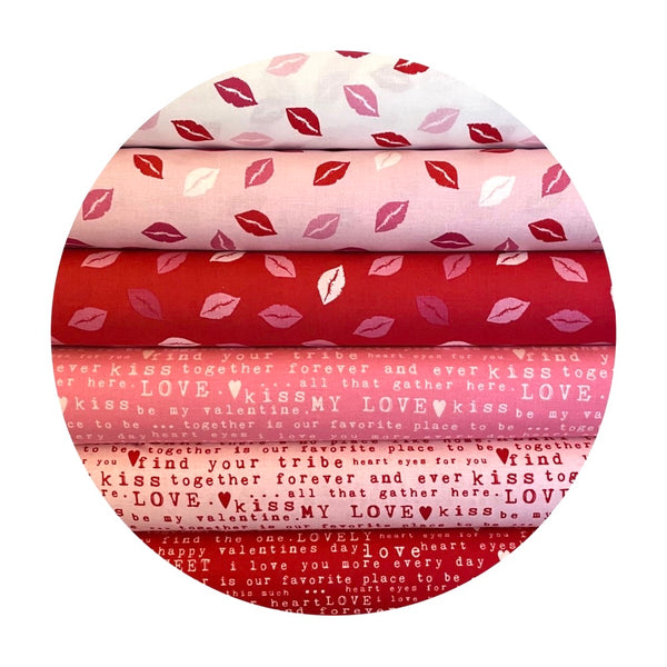 Sending Love Kisses Valentine's Day Fabric, by Riley Blake Designs, Pi –  Addicted to Fabric