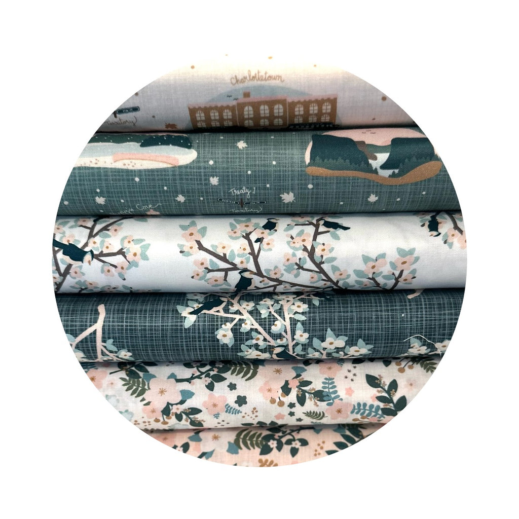 6 Piece Half Meter Bundle - From Far and Wide Collection - Kate & Birdie Paper Co.