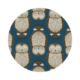 Sleepy Owls in Lake - Nocturnal Collection - Gingiber for Moda Fabrics