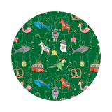 Back in stock! - Sleighin It in Fir - Cat's Pajamas Collection - Dear Stella Fabrics