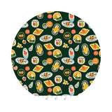 Fruit Stickers in Hunter  - Orchard by Rifle Paper Co. - Cotton + Steel Fabrics