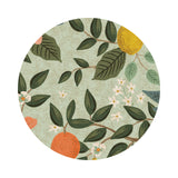 2 meters left! - Citrus Grove in Mint Unbleached Canvas - Bramble Collection by Rifle Paper Co. - Cotton + Steel Fabrics